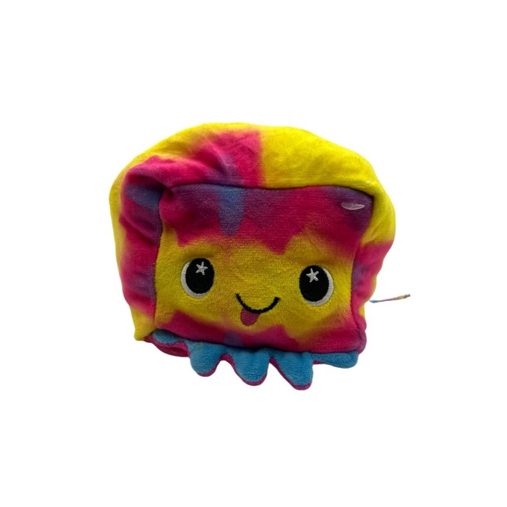 Moosh-Moosh Eve the Octopus Reversible Plush Toy Pink Tie-Dye Soft Cuddly